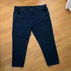 ASOS men’s plus 48x32 black tapered jeans